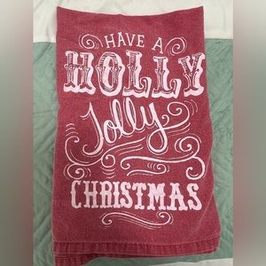 Primitives by Kathy Decorative Kitchen Towel - Have a Holly Jolly Christ…
